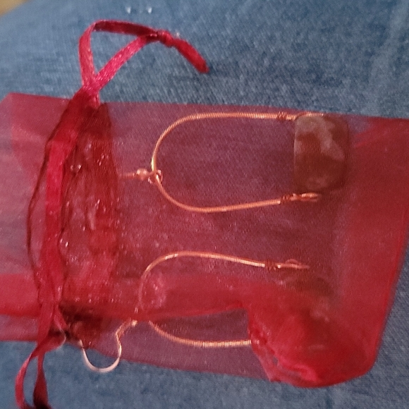 NWOT Copper and Jasper earrings - Picture 3 of 3
